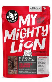 JAY'S MY MIGHTY LION Gâteries Chat Saumon & Sardine 75g
