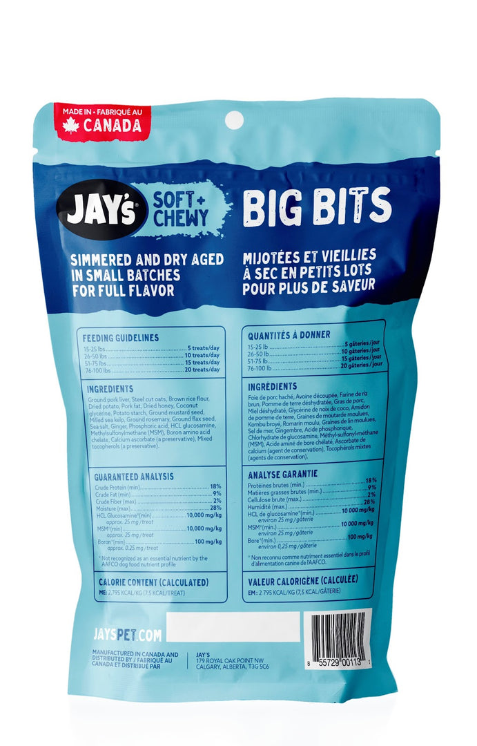 JAY'S BIG BITS Gâteries Chien Hanches & Articulation 200g