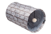 BUD'Z Jouet Chat Tunnel Gris