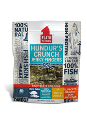 PLATO Hundur's Crunch Gâteries Chien Jerky Peau de Morue 100g