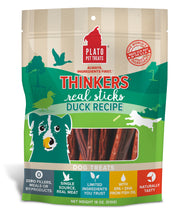 PLATO Thinkers Gâteries Chien Bâtons de Canard 510g