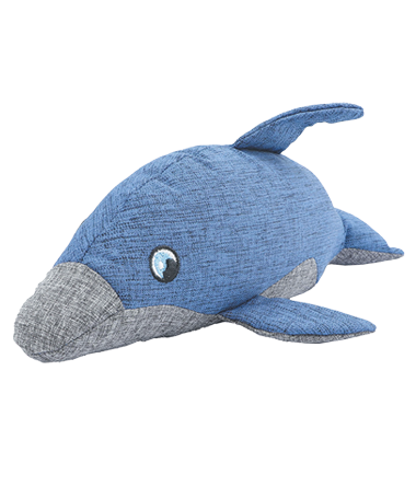 Riga - Jouet Dauphin en Peluche pour Chiens