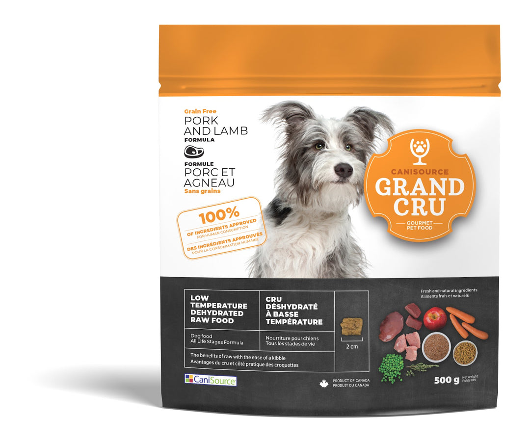CANISOURCE GRAND CRU Chien Porc & Agneau SG 500g