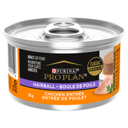Purina Pro Plan - Chat Adulte Boule de Poils Pâté de Poulet - Nourriture Humide pour Chats