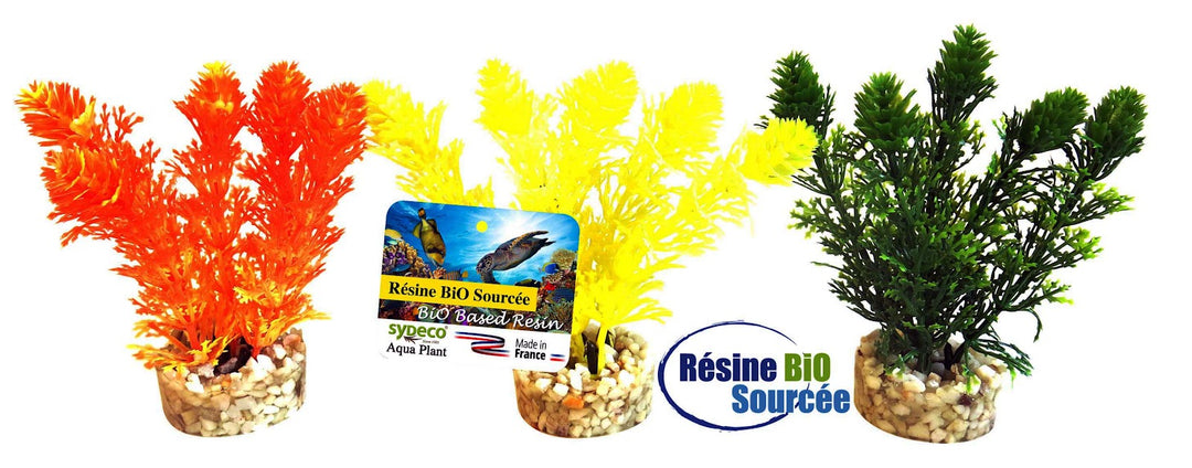 SYDECO Plante Deco Bio Aqua Mini Fleur 10cm pour Aquarium