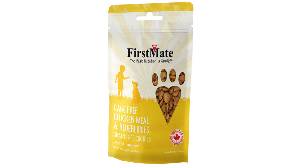 FIRSTMATE LID Gâteries Chien Poulet & Bleuets 226g