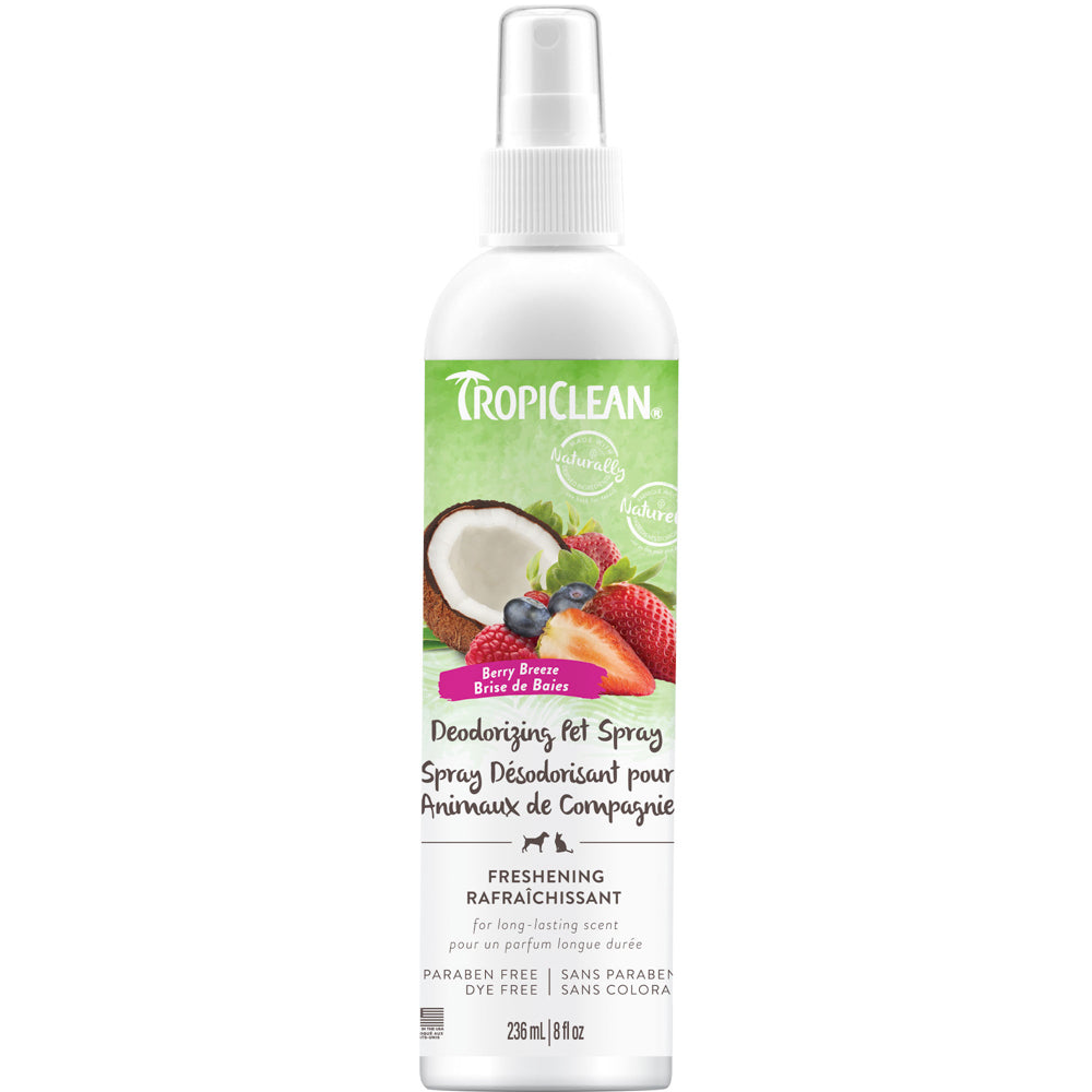 TROPICLEAN Vapo Désodorisant Baies 8oz
