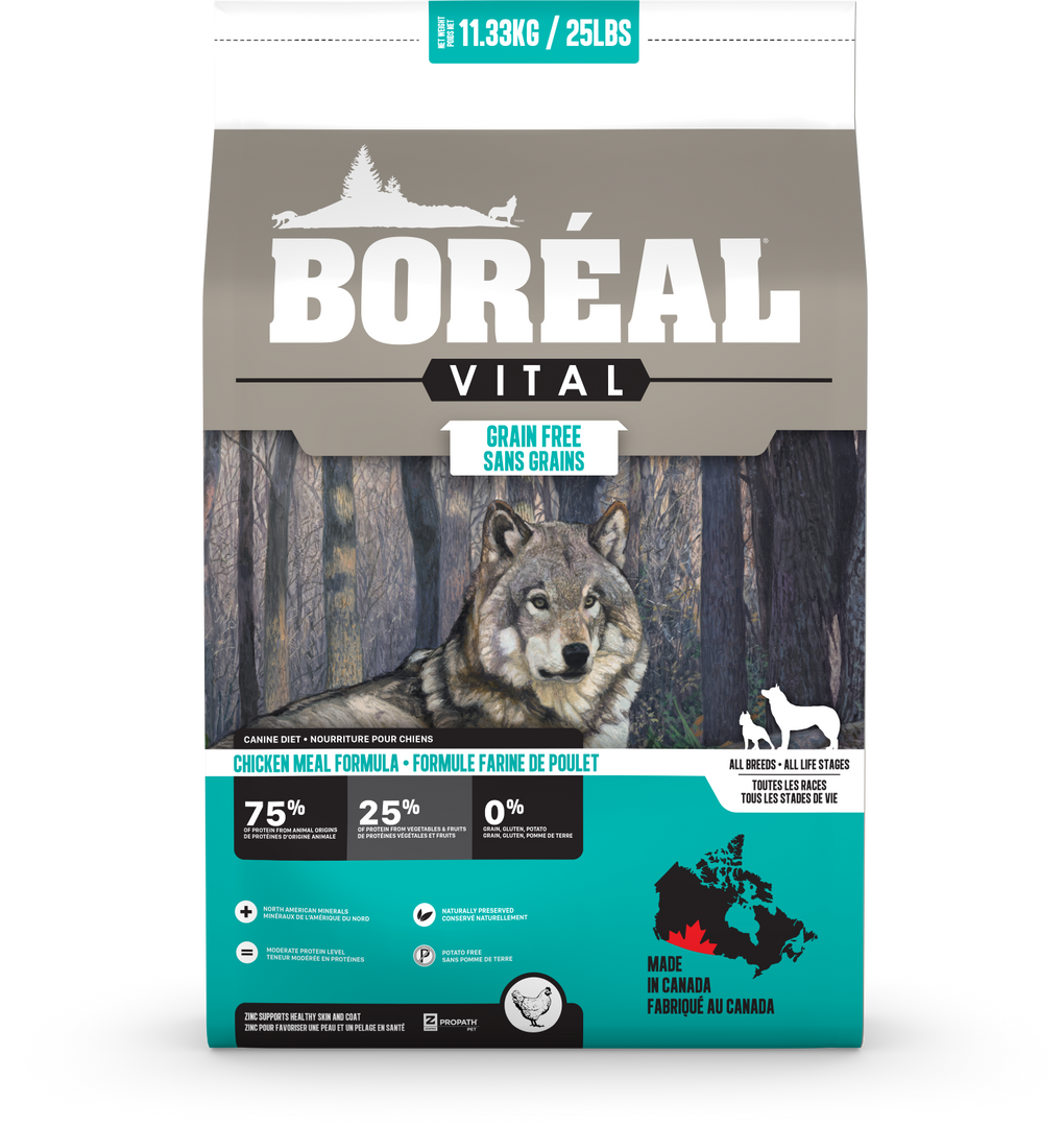 BOREAL VITAL Chien Poulet SG 11.36kg