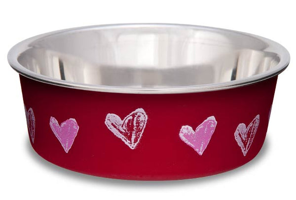 LOVING PETS BELLA Chat Bol Rouge & Coeur XS