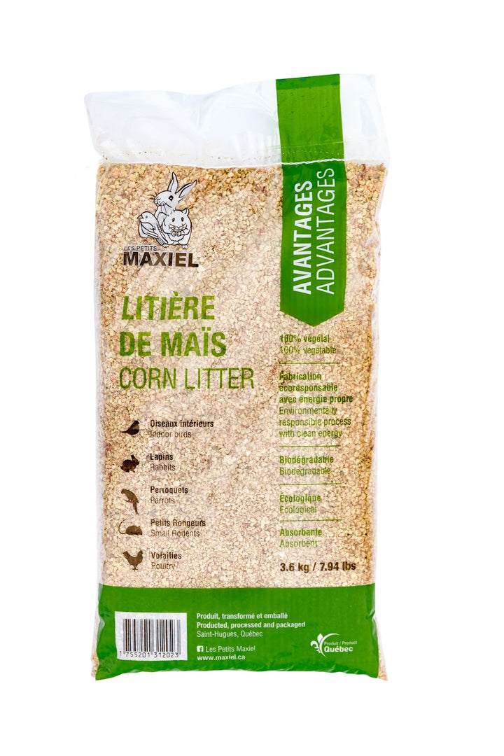 MAXIEL Litière Rongeur Maïs 3.6kg