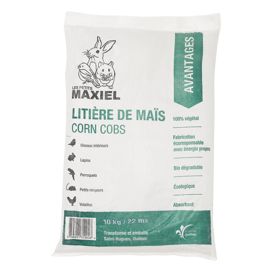 MAXIEL Litière Rongeur Maïs 10kg