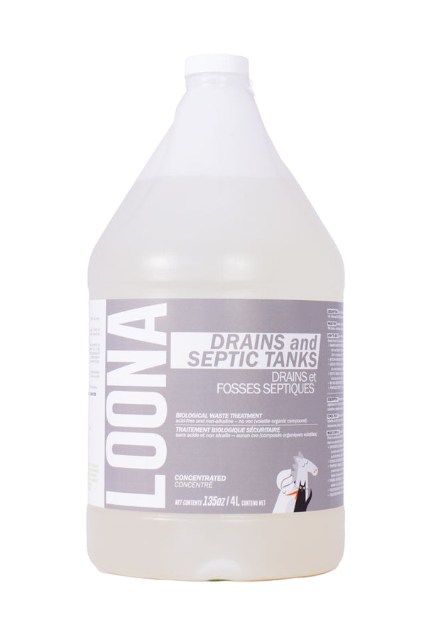 LOONA Nettoyant Drains & Fosses Septiques 4L