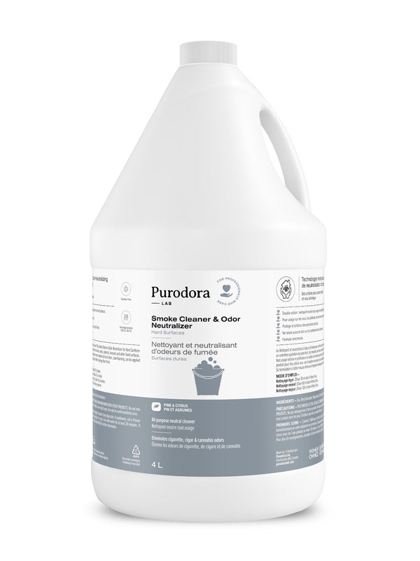 PURODORA Neutralisant Odeurs Fumée Surfaces Dures 4L
