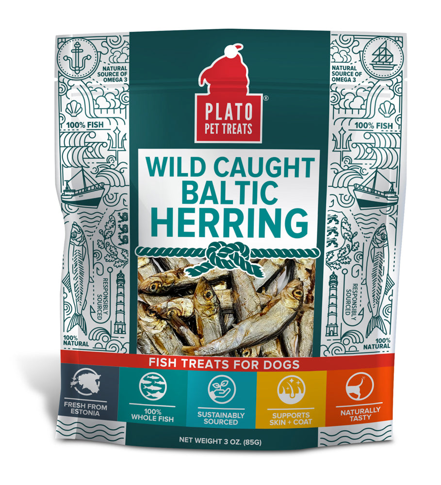 PLATO Gâteries Chien Hareng Sauvage Baltique 85g