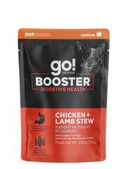 GO! BOOSTER Chien Digestive, Ragoût Poulet & Agneau 79g