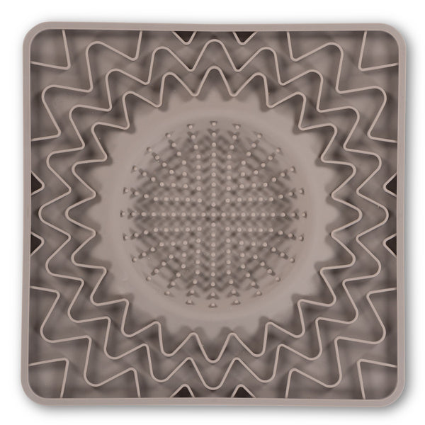 MESSY MUTTS Tapis Alimentation & Bol Gris