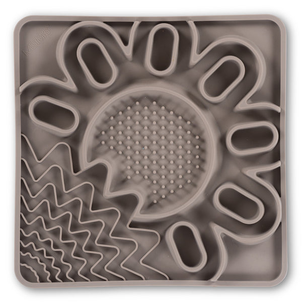 MESSY MUTTS Tapis Alimentation Mult-Surface Gris