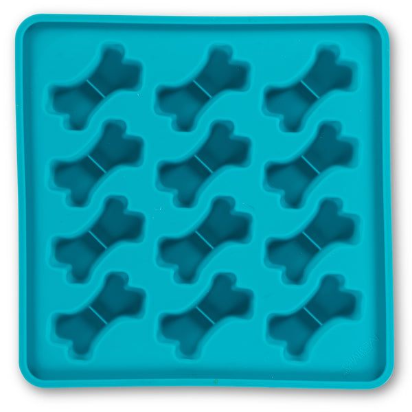 MESSY MUTTS Moule à Friandises 12 Os Bleu