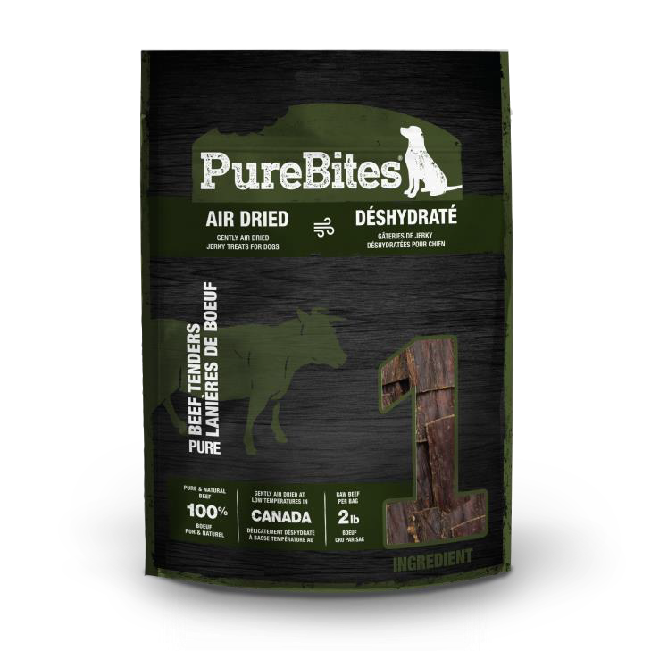 PureBites - Jerkey de Lanières de Boeuf - Gâteries Déshydratées pour Chiens