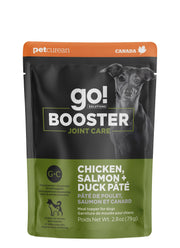 GO! BOOSTER Chien Pâté Articulations, Poulet, Saumon & Canard 79g