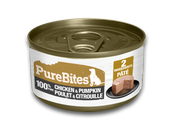Purebites - Chien 100% Pur Pâté de Poulet et Citrouille - Nourriture Humide Sans Grains pour Chiens