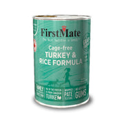 FIRSTMATE Chat Pâté Dinde & Riz 345g