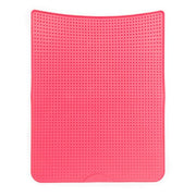 MESSY CATS Tapis Litière Silicone Rouge