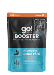 GO! BOOSTER Chien Digestive, Pâté Poulet & Canard 79g