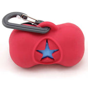 MESSY MUTTS Distributeur Sacs Ramassage Rouge