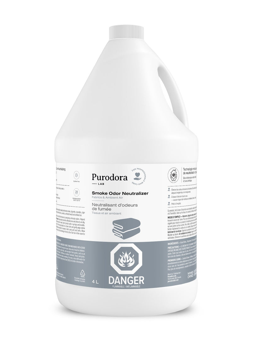 PURODORA Neutralisant Odeurs Fumée pour Tissu 4L