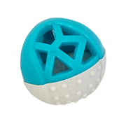 MESSY MUTTS Jouet Catch N' Squeak Balle Grise & Bleue