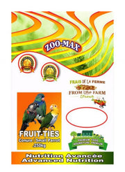 ZOO-MAX Nourriture Fruit-Ties Conure 250g