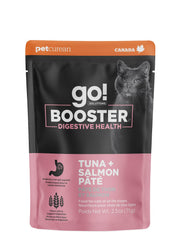 GO! BOOSTER Chat Pâté Santé Digestive, Thon & Saumon SG 71g