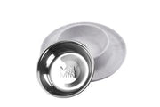 MESSY MUTTS Bol Simple Inox Base M Gris Marbré