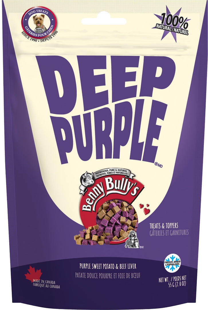 BENNY BULLY'S Gâteries Chien Topper PD Pourpre & Foie de Boeuf 55g