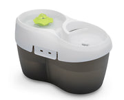 H2O Abreuvoir Fontaine Tornade pour Chat 2L Blanc/Noir