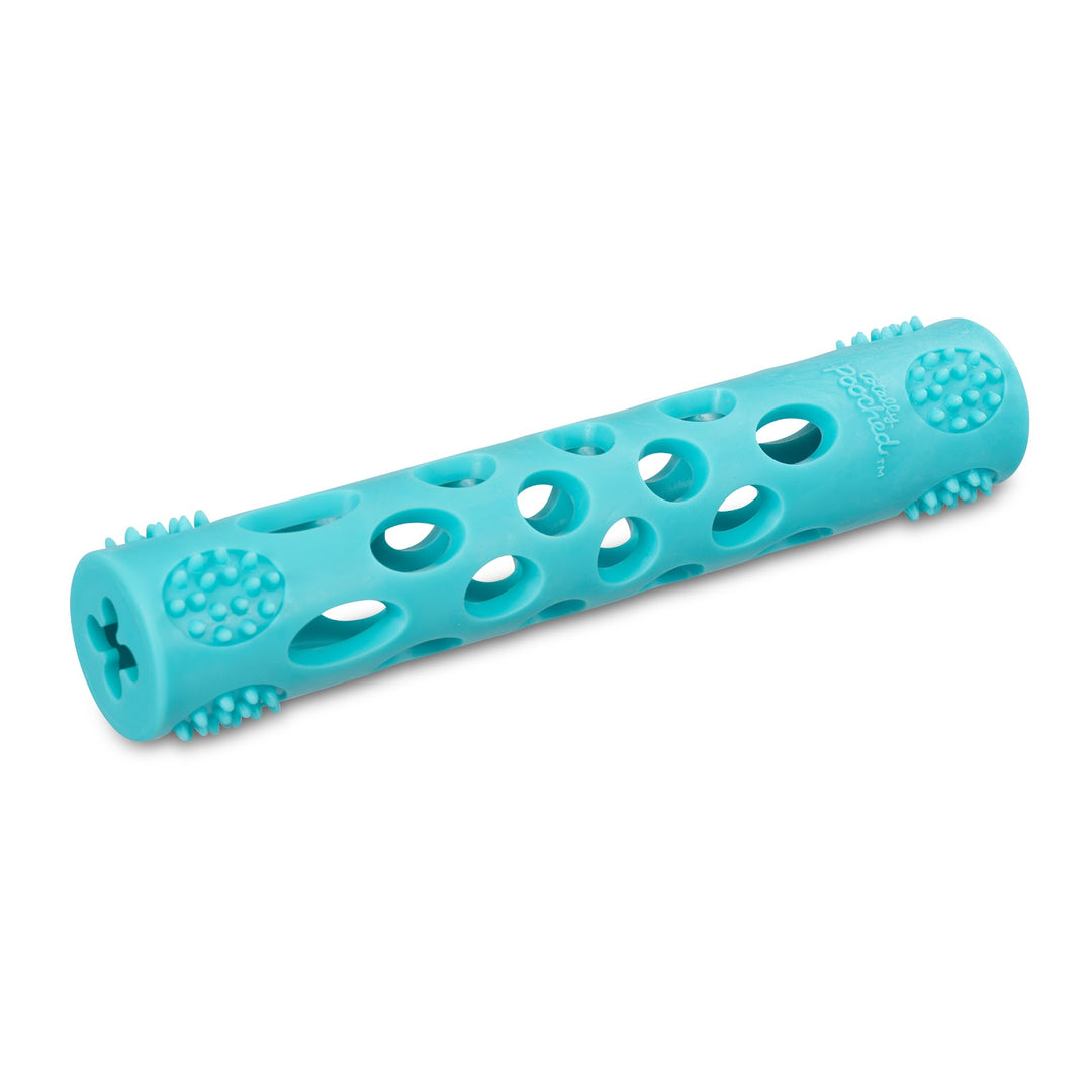 MESSY MUTTS Jouet Huff N' Puff Bâton 10" Bleu