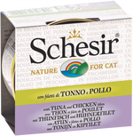 Voir l’image dans la galerie, Schesir - Chat Adulte Thon et Poulet en Bouillon - Nourriture Humide pour Chats