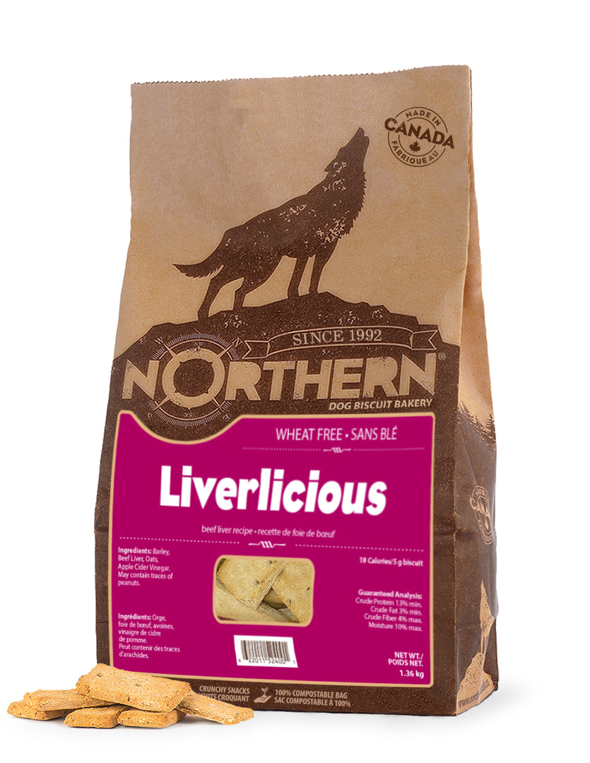 NORTHERN Gâteries Chien Foie de Boeuf 1.36kg
