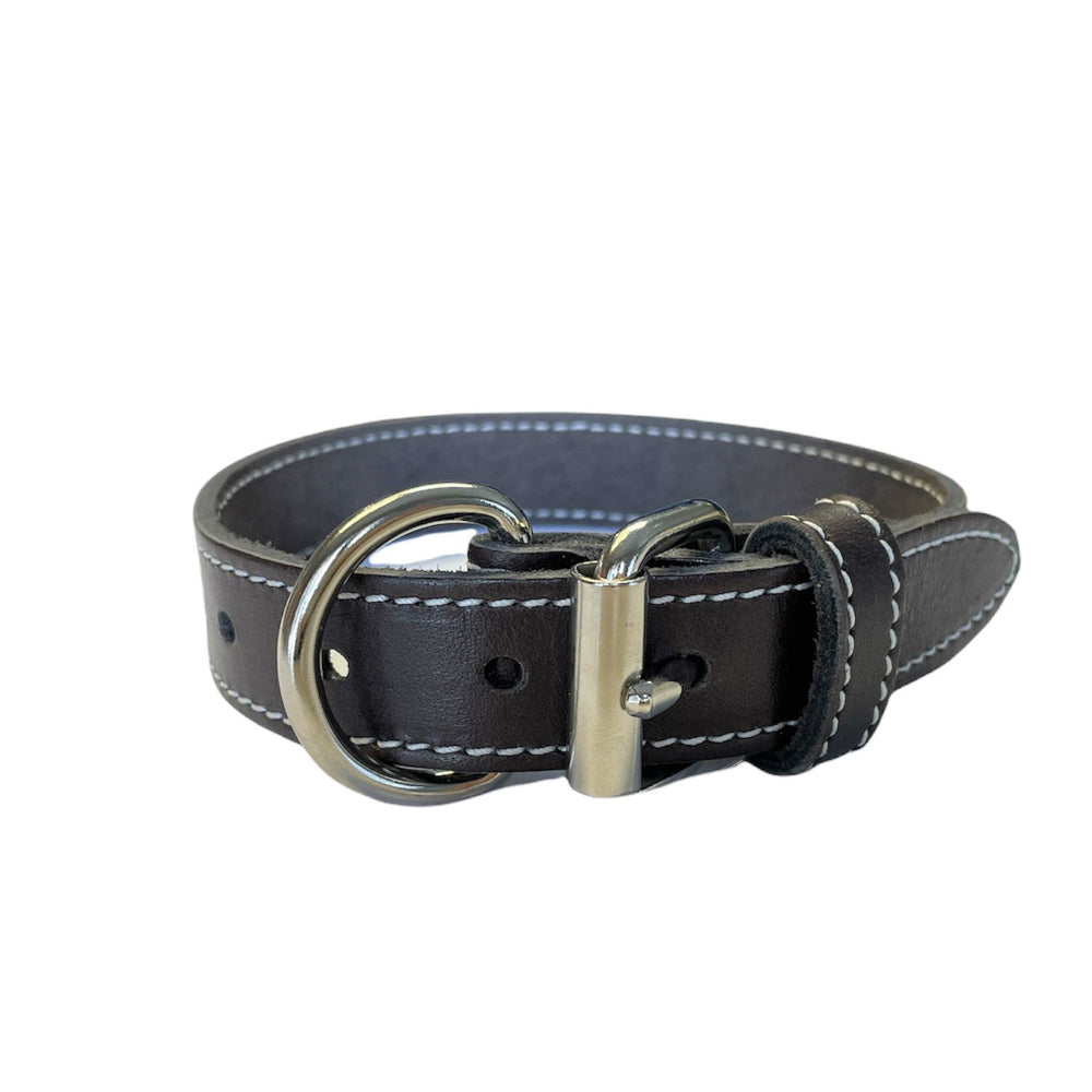 ARIZONA Collier Cuir Simple 3/8x8" Brun