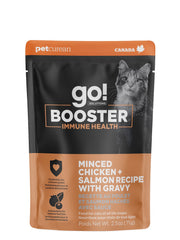 *GO! BOOSTER Chat Système Immunitaire, Poulet & Saumon en Sauce SG 71g