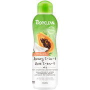 TROPICLEAN Shampoing 2 en 1 Papaye & Noix de Coco 20oz