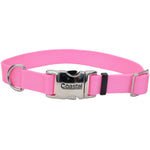 Voir l’image dans la galerie, TITAN Collier Nylon Boucle Métal 1x18-26" Rose Vif