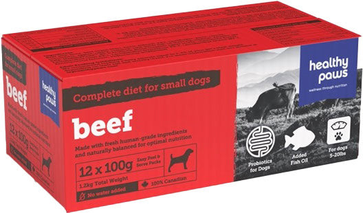 HEALTHY PAWS Chien PR Boeuf 1.2kg