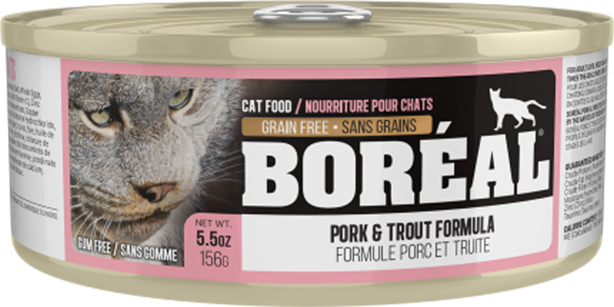 BOREAL Chat Pâté Porc & Truite SG 80g