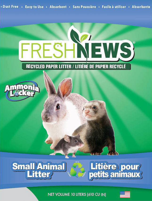 FRESH NEWS Litière Granulée Petits Animaux 10L