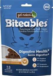 GET NAKED BITEABLES Gâteries Chat Santé Digestive Plus 85g
