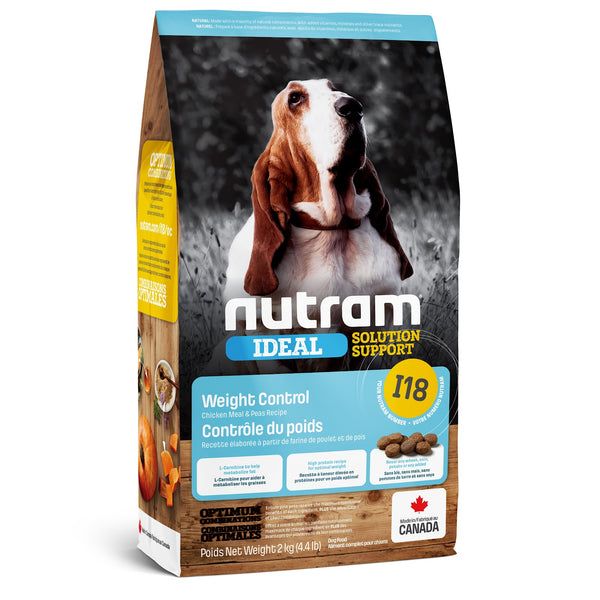 NUTRAM IDEAL (I18) Chien Contrôle du Poids SG 2kg