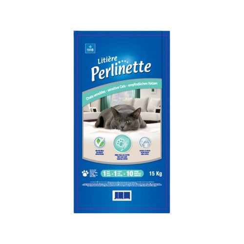 PERLINETTE Litière Silice Chats Sensibles 15kg