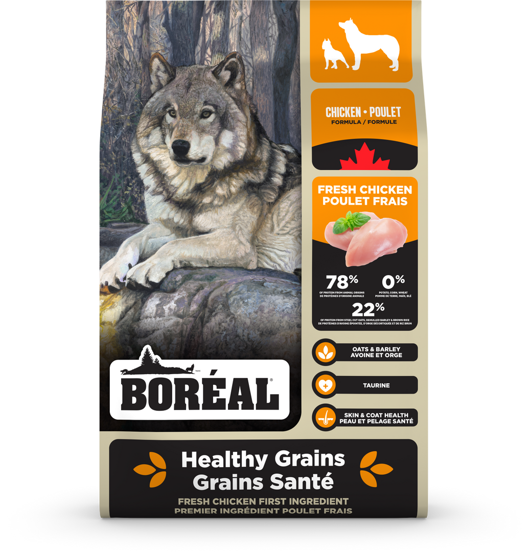 BOREAL GRAINS SANTÉ Chien Poulet 10kg
